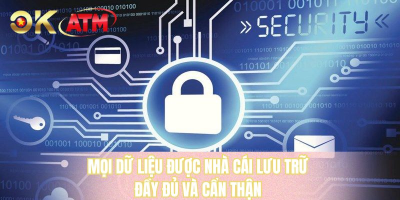 Mọi dữ liệu được nhà cái lưu trữ đầy đủ và cẩn thận 